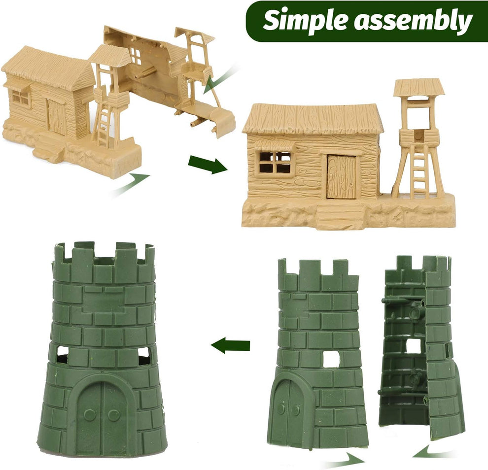 TOY Life 95PCS Army Men Toy Soldiers Military Playset