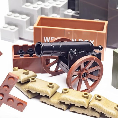 Medieval Warfare Cannon Weapons Pack Toy Set