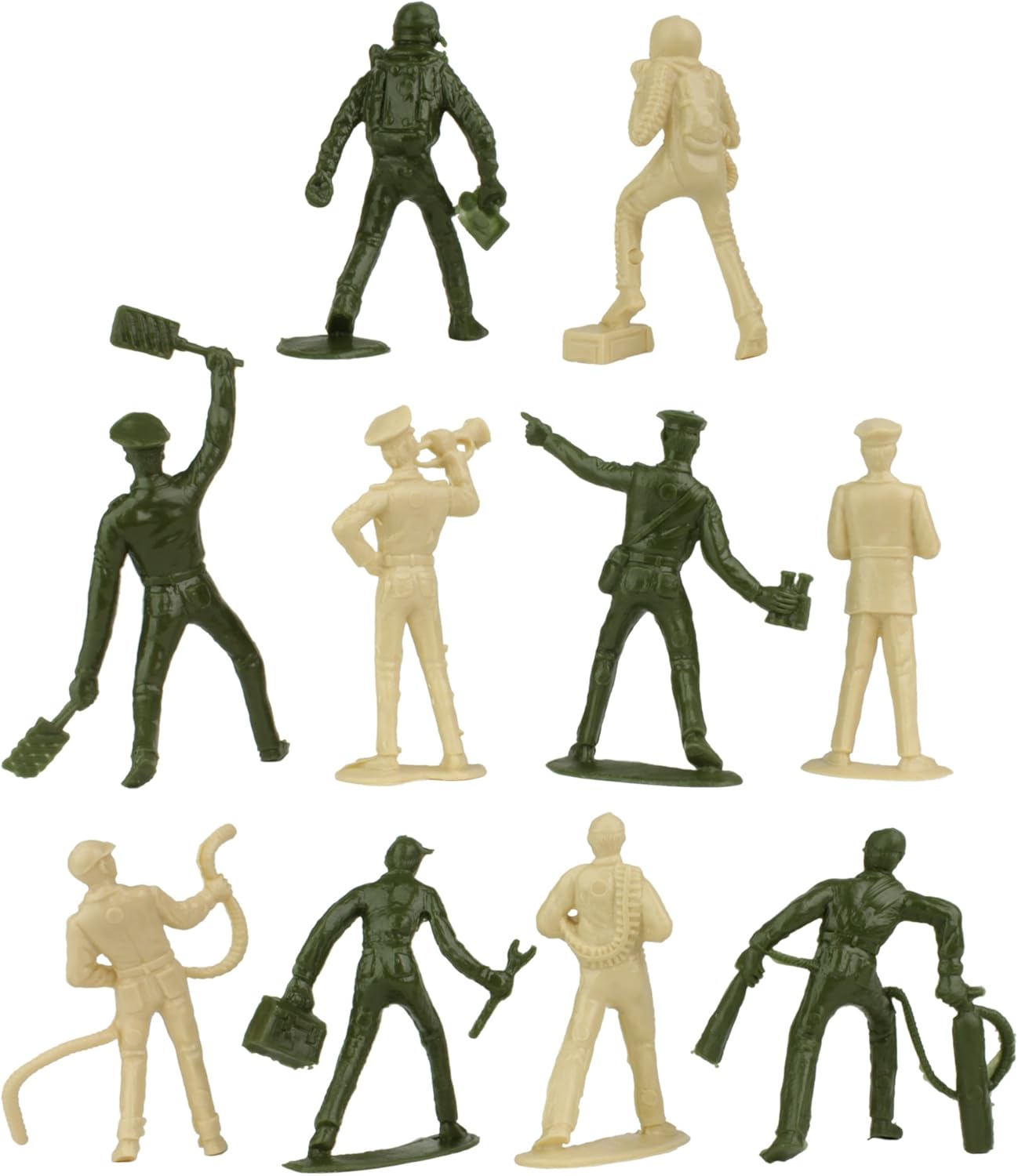 Air Force Green Tan Soldiers Set