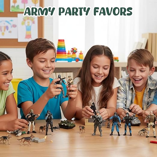 3 Otters 12PCS Special Forces Soldier Toys