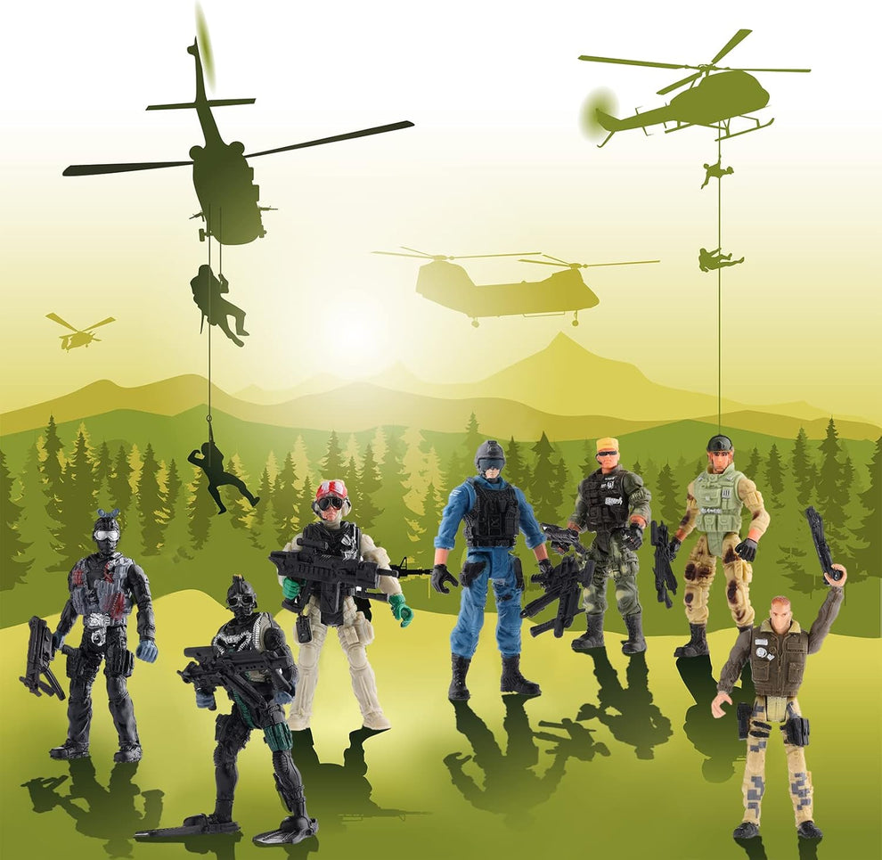 Special Forces Combat Soldiers Action Figures Set