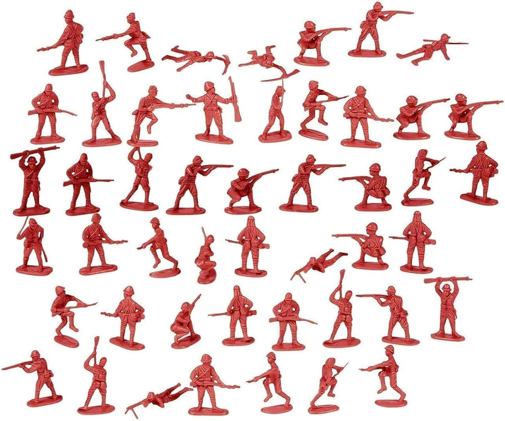 "200-Piece Miniature Army Men Playset with Bucket"