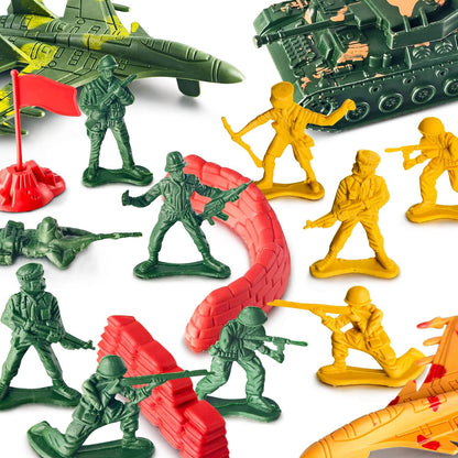 Plastic Army Men Toy Soldiers Playset for Kids Birthday
