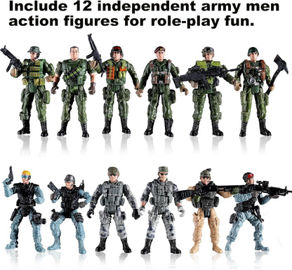 US Army and SWAT Toy Soldier Action Set