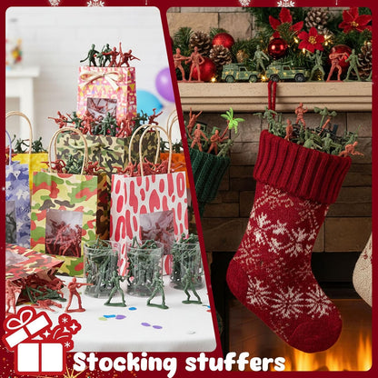 "AMOR PRESENT 307-Piece Army Men Military Playset"