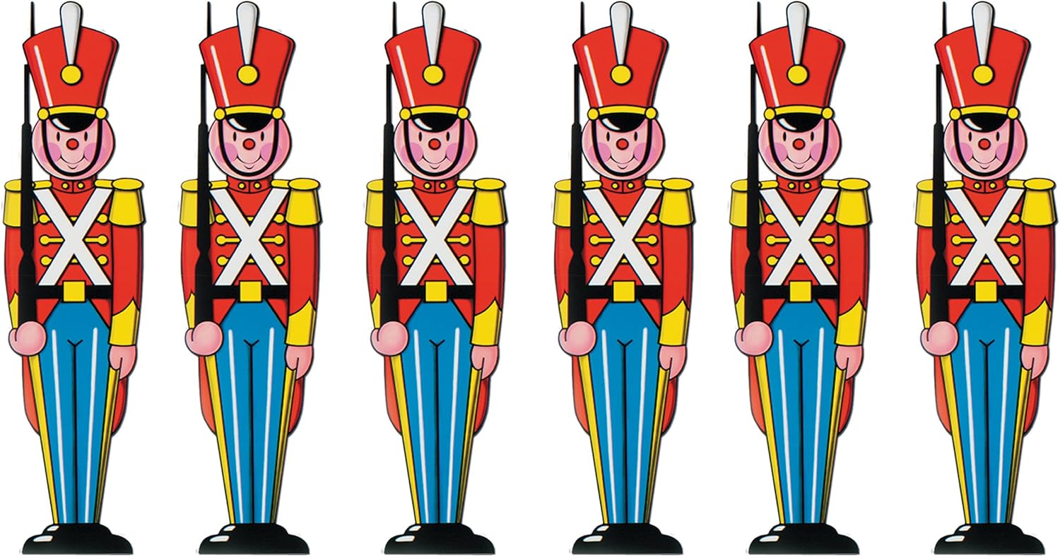 Toy Soldier Cutout Pack of 6