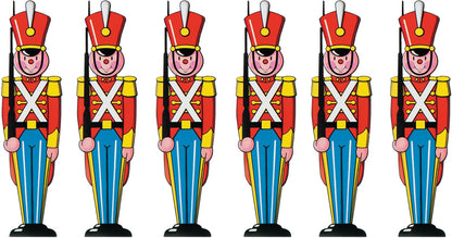 Toy Soldier Cutout Pack of 6