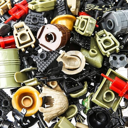 "180-Piece Military Weapons Accessories for Toy Soldiers"