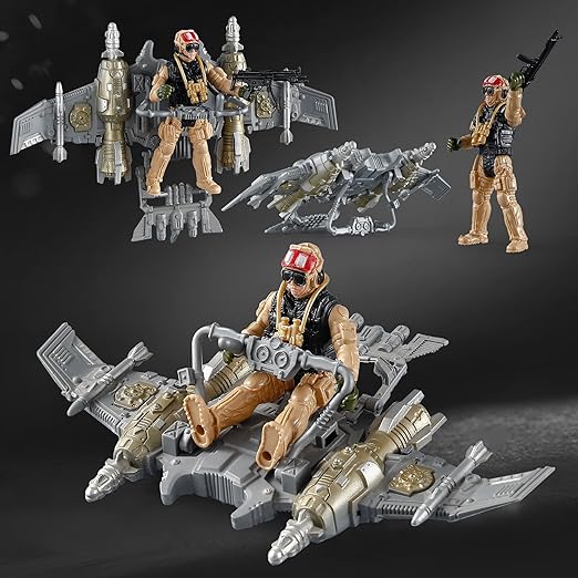 "Mr.River US Army Men Toy Soldier Play Set"