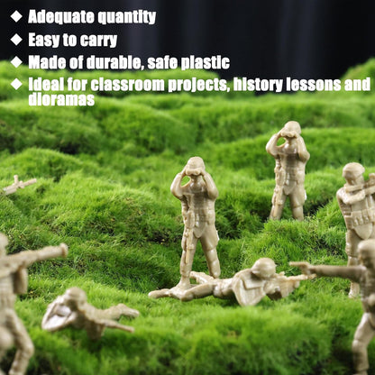 LovesTown 100PCS Classic Army Men Toy Set