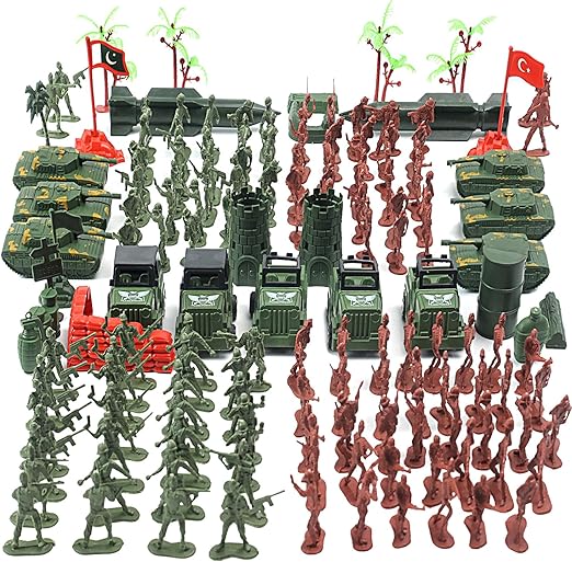 "AMOR PRESENT 307-Piece Army Men Military Playset"