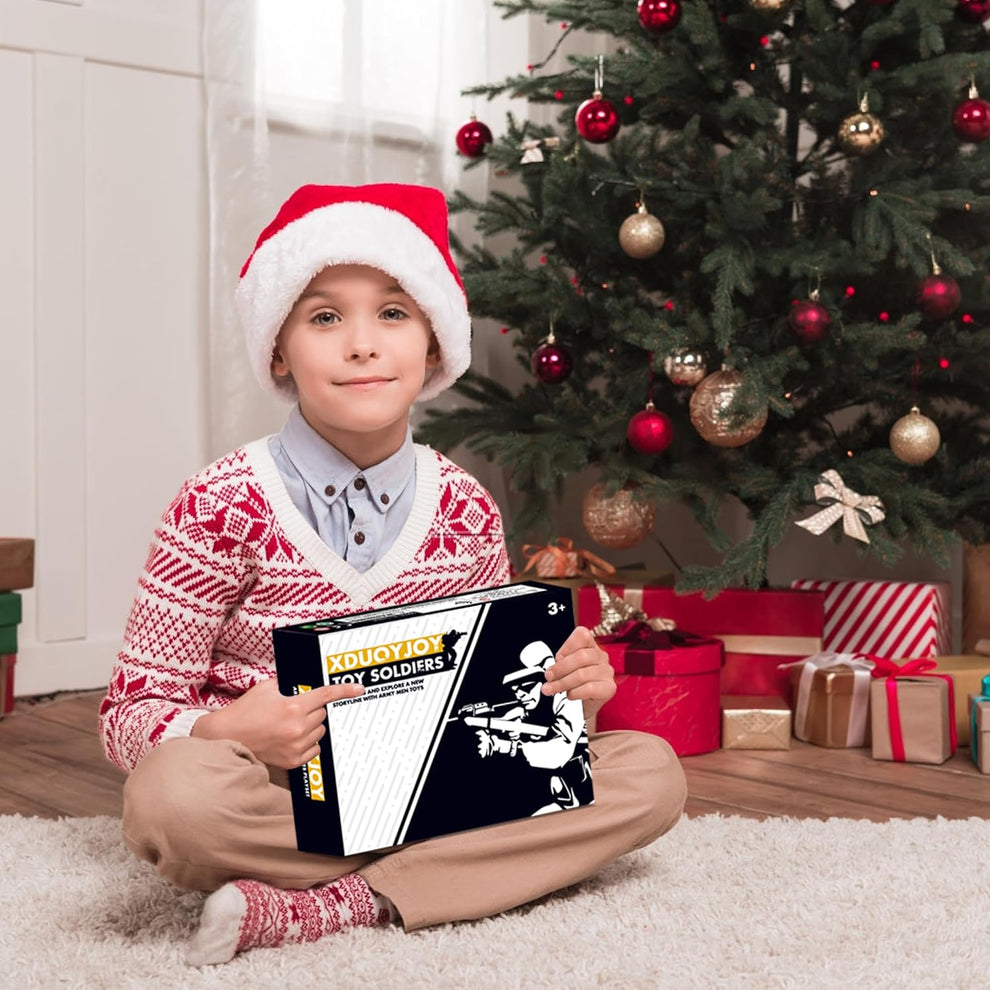 Military Toy Set with 12 Army Men Figures