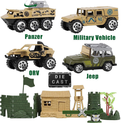 TOY Life 95PCS Army Men Toy Soldiers Military Playset