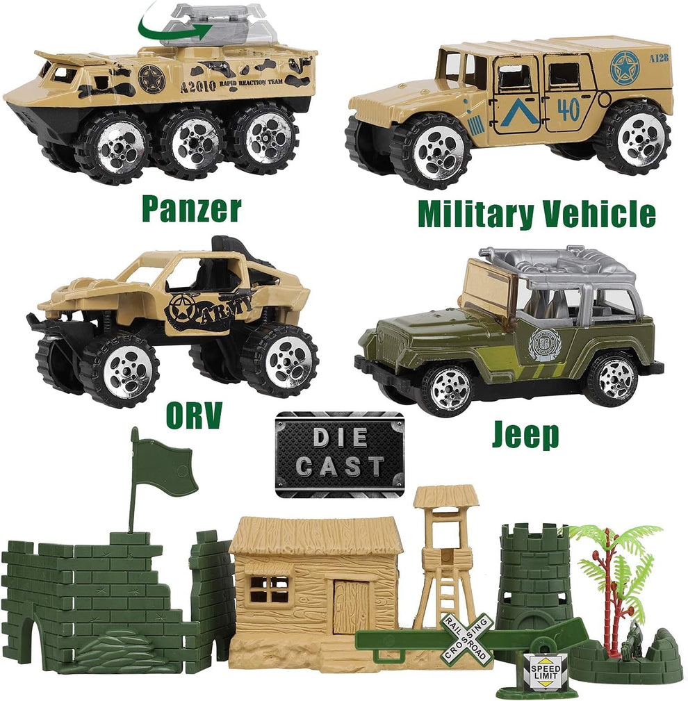 TOY Life 95PCS Army Men Toy Soldiers Military Playset