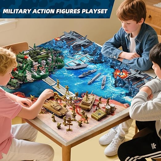 "Army Men Action Figures Toy Soldier Playset"