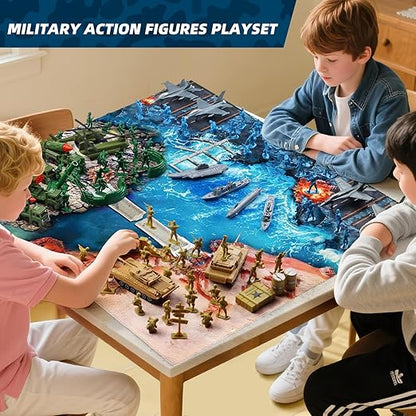 "Army Men Action Figures Toy Soldier Playset"