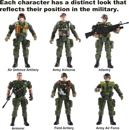 US Army and SWAT Toy Soldier Action Set