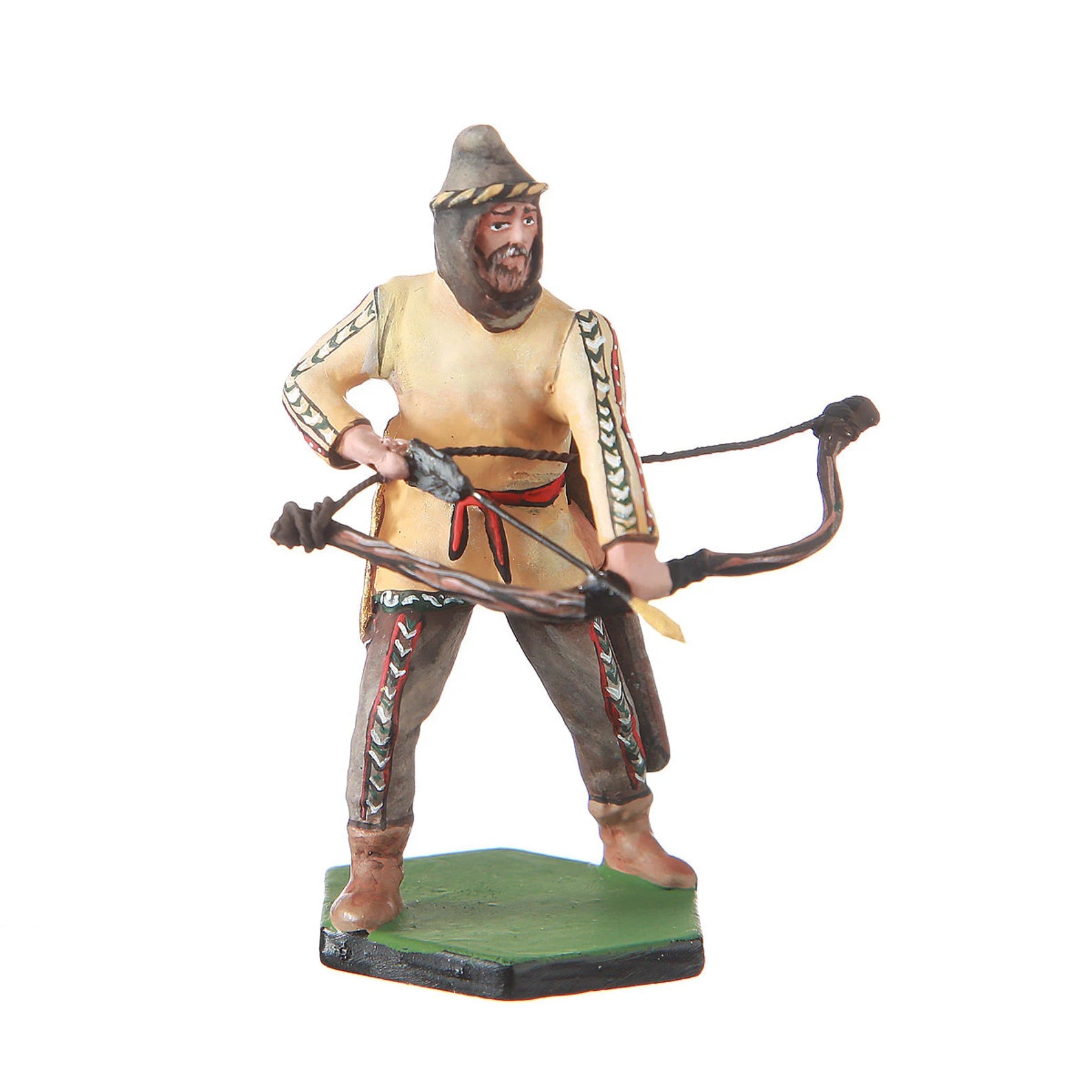 Tin Persian Archer Toy Soldier Hand-Painted Figurine