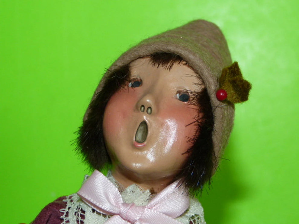 Byers’ Choice Little Boy Wooden Toy Soldier Caroler