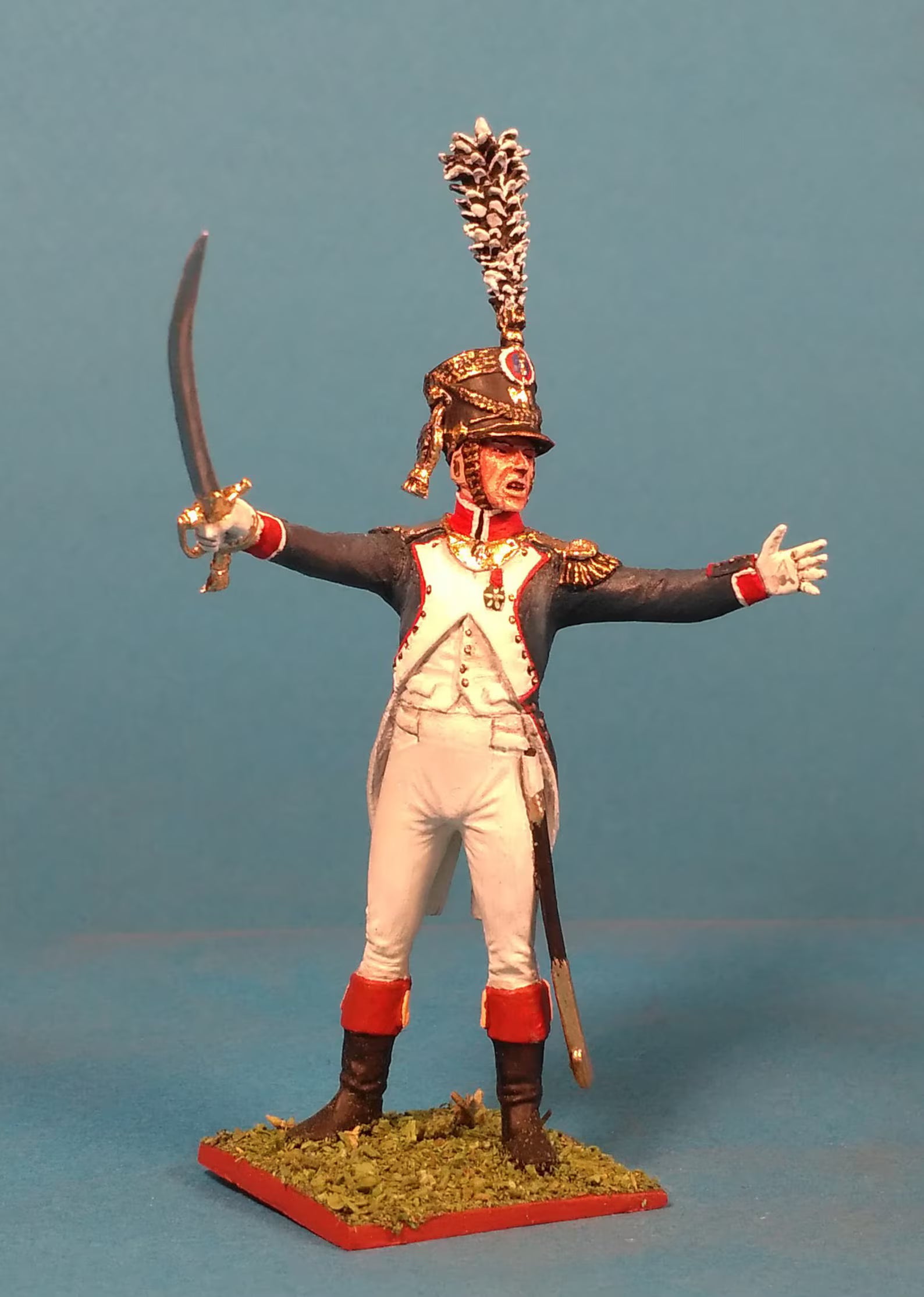 French Line Infantry Napoleonic Tin Soldier Miniature