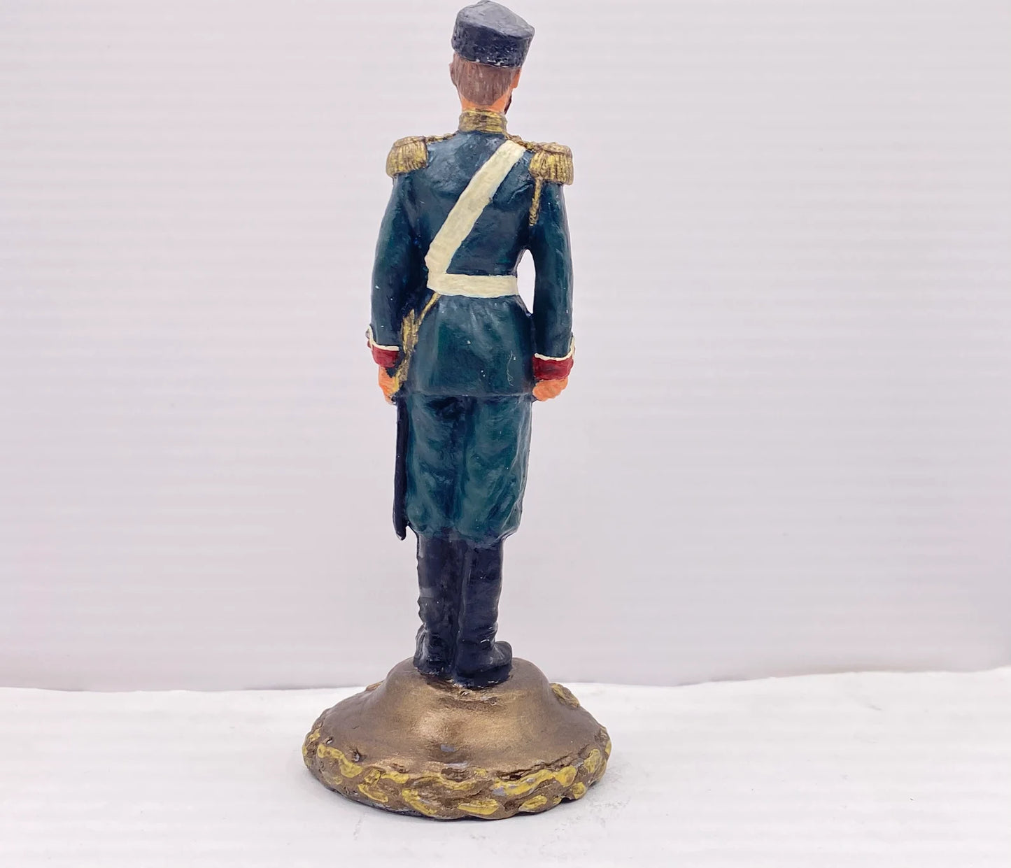Hand-Painted Nikolay II Tin Toy Soldier Figurine