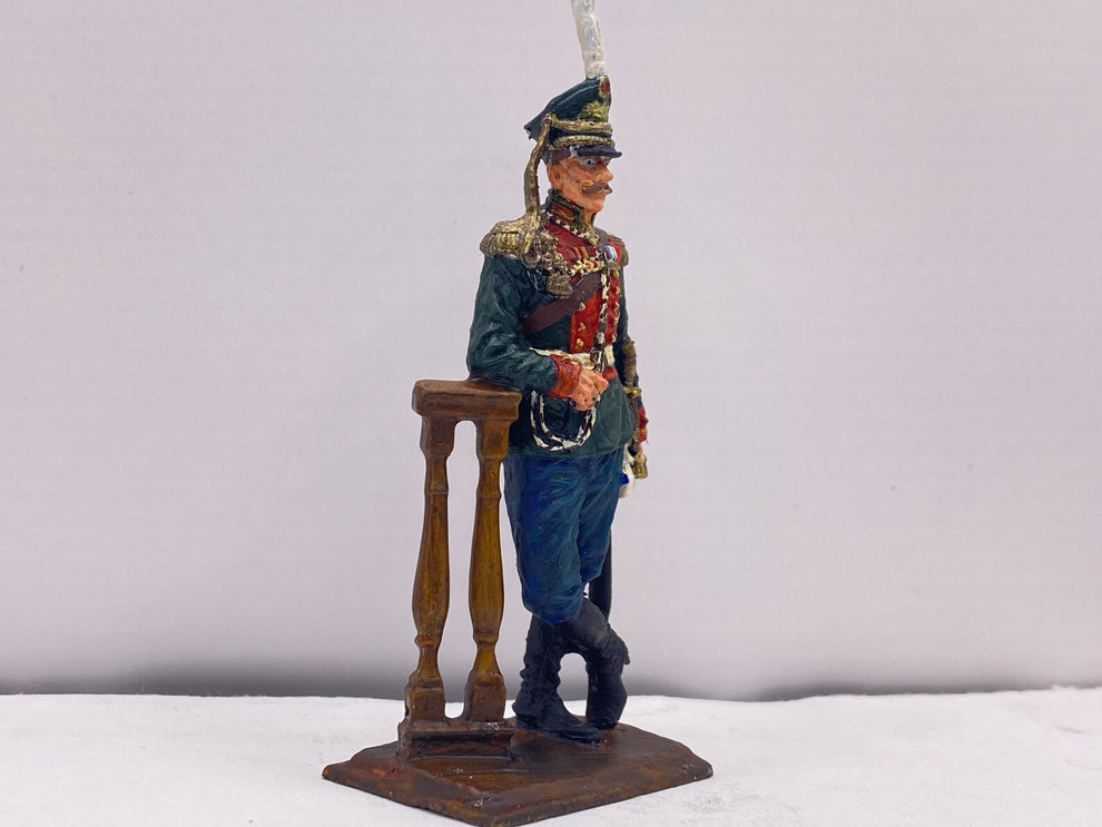 Russian Dragoon Colonel Tin Toy Soldier Figurine