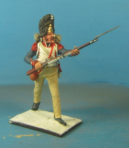 "Napoleonic French Infantry Marching 1/30 Metal Soldier"