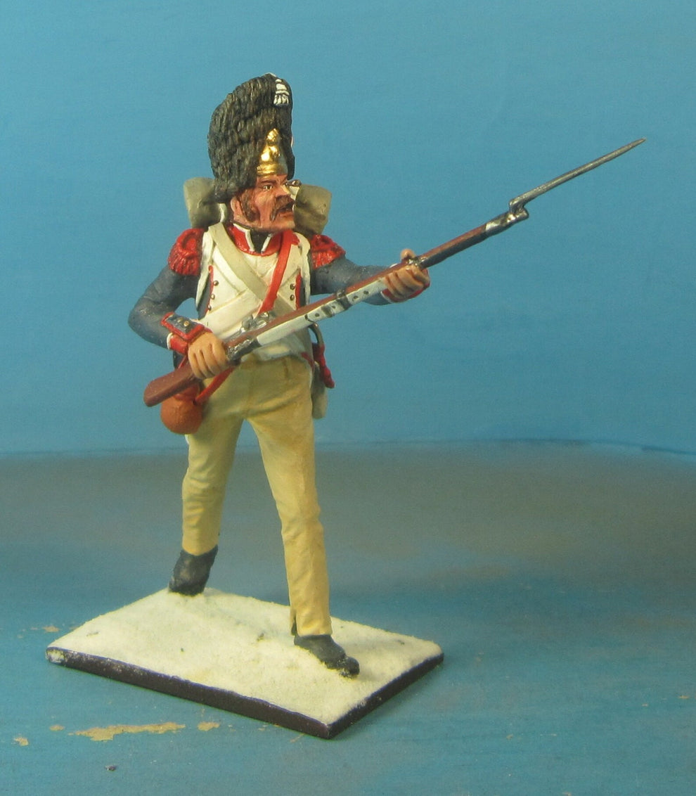 "Napoleonic French Infantry Marching 1/30 Metal Soldier"