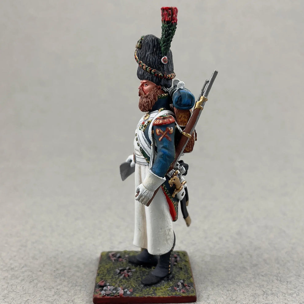 Napoleonic Sapper Chasseurs Old Guard Metal Miniature