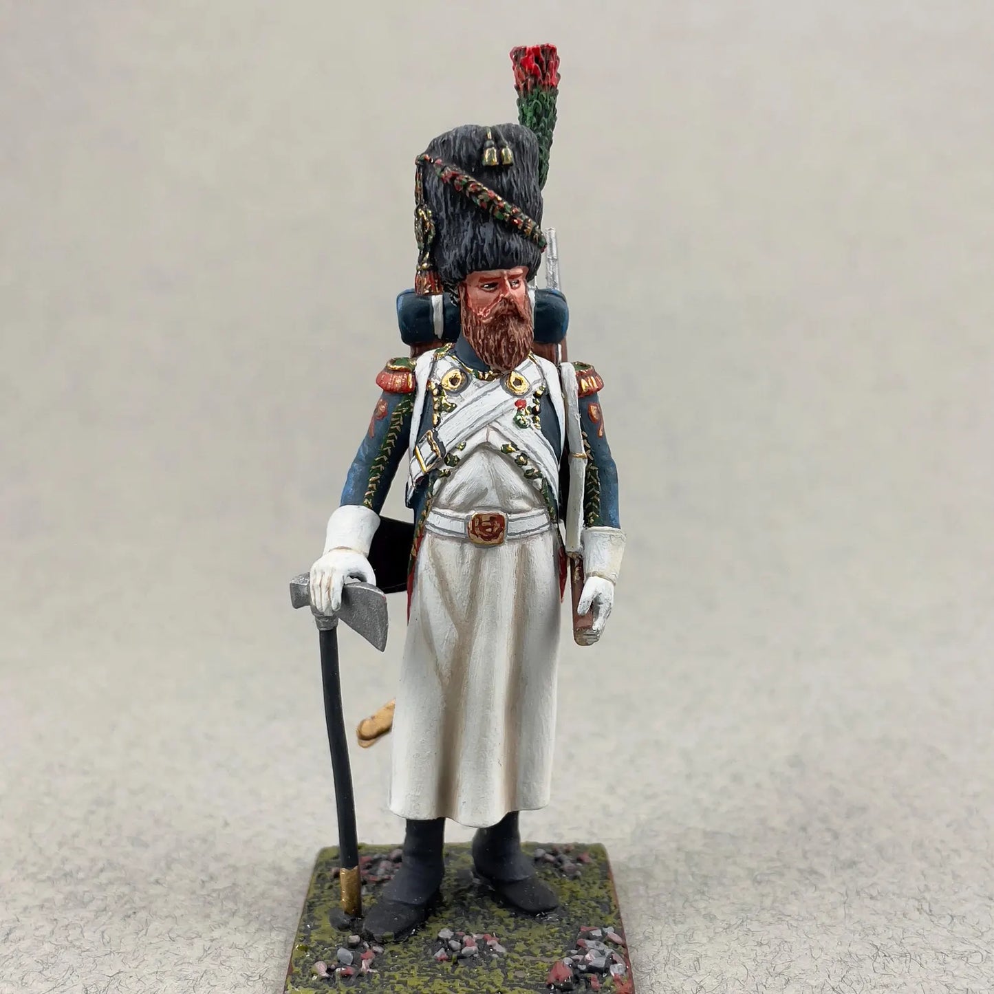 Napoleonic Sapper Chasseurs Old Guard Metal Miniature