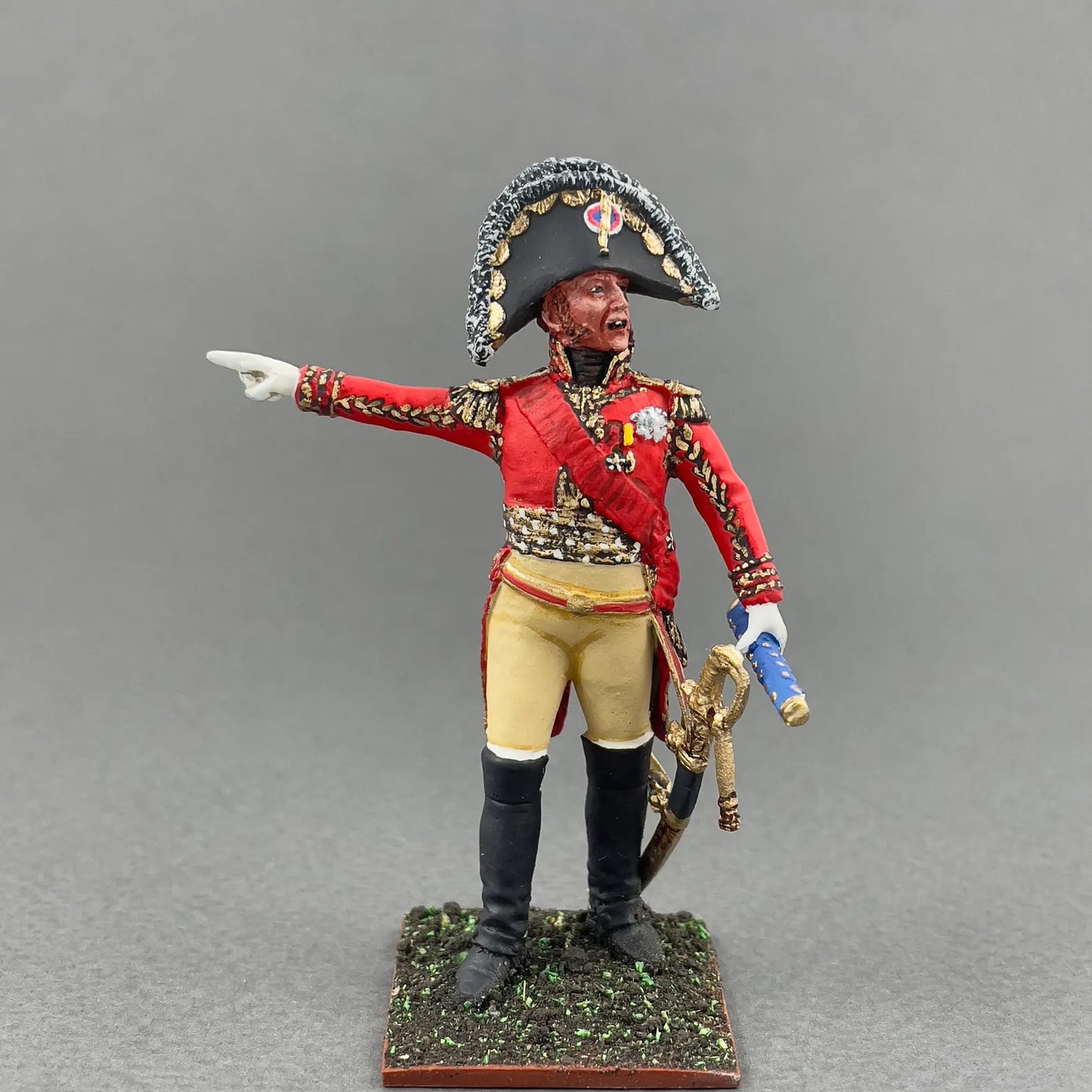 "French Marshals Napoleonic 60mm Metal Toy Soldier"