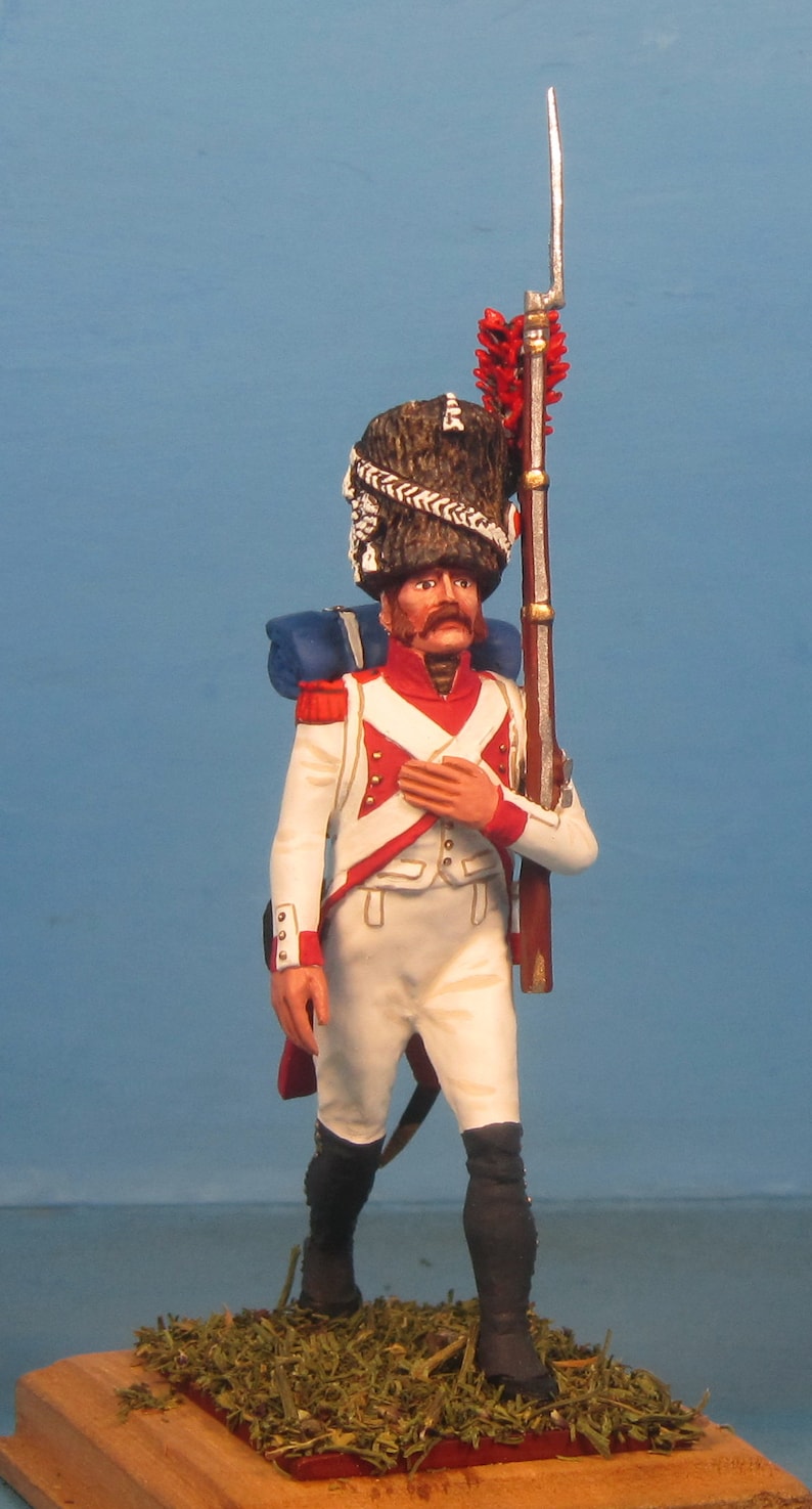 "Napoleonic French 3rd Grenadiers Old Guard 60mm Soldier"