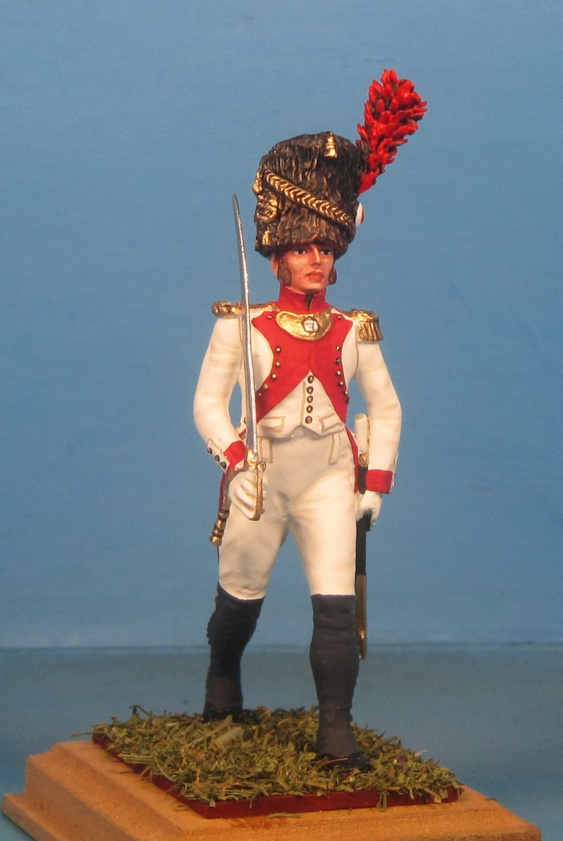 "Napoleonic French 3rd Grenadiers Old Guard 60mm Soldier"