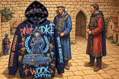 Tokyo Graffiti Streetwear Hoodie Jogger Set